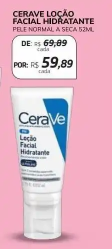 Cerave loção facial hidratante 52ml