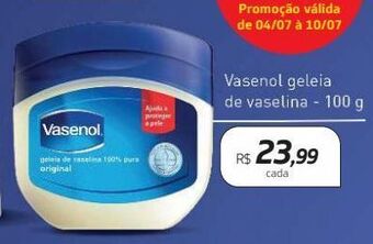 Drogal Vasenol geleia de vaselina 100g oferta