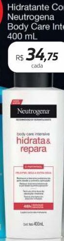 Hidratante corporal neutrogena body care intensive 400ml