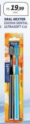 Drogal Oral nexter escova dental ultrasoft c/2 oferta