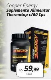 Drogal Cooper energy suplemento alimentar thermotop c/60 cps oferta