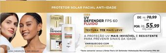 Drogal Uv defender fps 60 fluido l'oréal 40g oferta