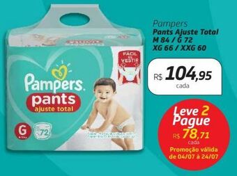 Drogal Pampers pants ajuste total oferta