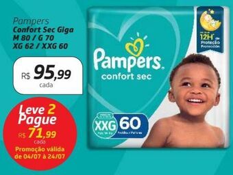 Drogal Pampers confort sec giga oferta