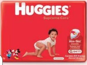 Drogal Fraldas huggies supreme care hiper oferta