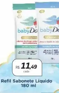 Drogal Refil sabonete líquido dove 180ml oferta