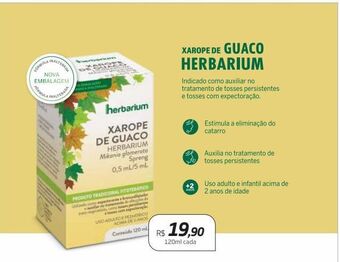 Drogal Xarope de guaco herbarium 120ml oferta