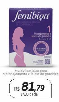 Drogal Multivitamínico para o planejamento e inicio da gravidez 28u oferta