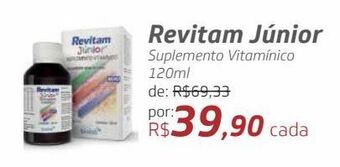 Revitam júnior suplemento vitamínico 120ml