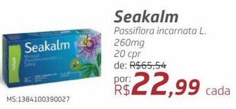 Drogal Seakalm passiflora incarnata l. 260mg 20 cpr oferta