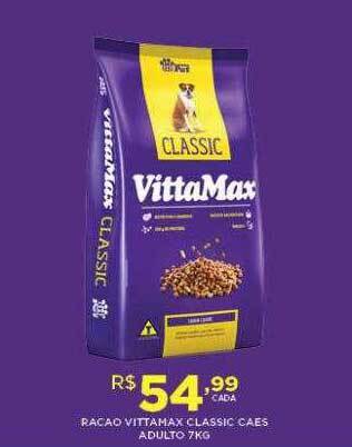 DB Supermercados Racao Vittamax Classic Caes Adulto oferta