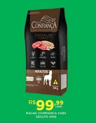 DB Supermercados Racao Confianca Caes Adulto oferta