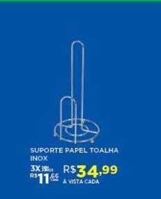 DB Supermercados Suporte Papel Toalha Inox oferta
