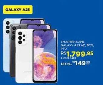 Smartph Sams Galaxy A23 Az Bco Pto