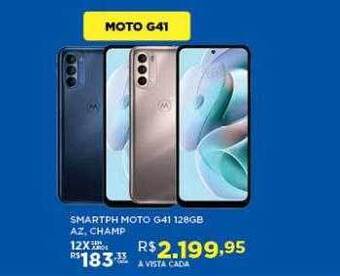 DB Supermercados Smartph Moto G41 128gb Az Champ oferta