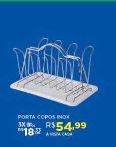 Porta Copos Inox