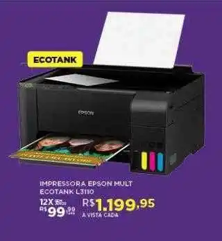 DB Supermercados Impressora Epson Mult Ecotank L3110 oferta
