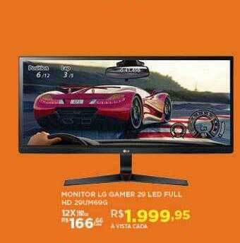 DB Supermercados Monitor Lg Gamer 29 Led Full Hd oferta