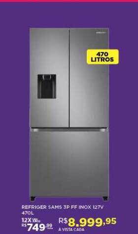 DB Supermercados Refriger Sams 3p Ff Inox 127v oferta