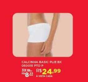 Calcinha Basic Plie Bx