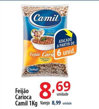 Akki Atacadista Feijão Carioca Camil oferta
