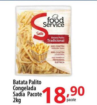 Akki Atacadista Batata Palito Congelada Sadia Pacote oferta