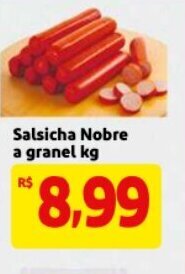 Mercado Extra Salsicha Nobre a granel 1kg oferta