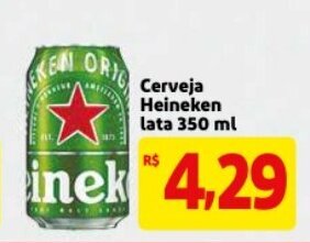 Mercado Extra Cerveja Heineken lata 350ml oferta