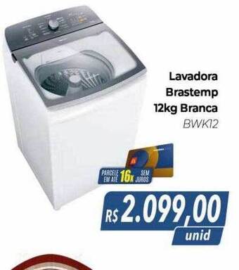 Hiper Moreira Lavadora Brastemp Branca oferta