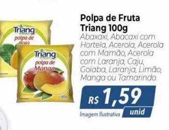 Hiper Moreira Polpa De Fruta Triang oferta