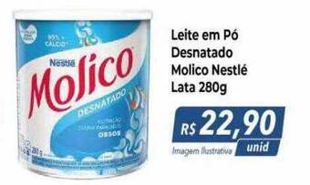 Leite Em Pó Desnatado Molico Nestlé Lata