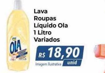 Hiper Moreira Lava Roupas Líquido Ola Variados oferta
