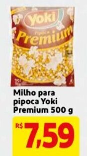Mercado Extra Milho para pipoca Yoki Premium 500g oferta