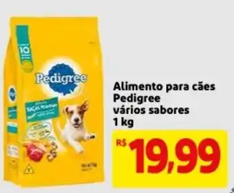 Mercado Extra Alimento para Caes Pedigree varios sabores 1kg oferta