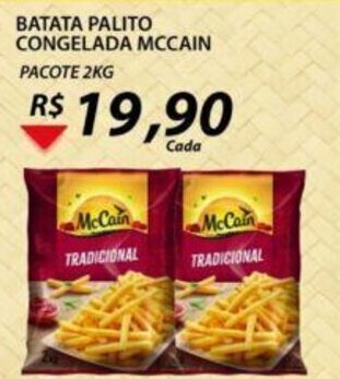 Assaí Atacadista Batata Palito Congelada McCain 2kg oferta