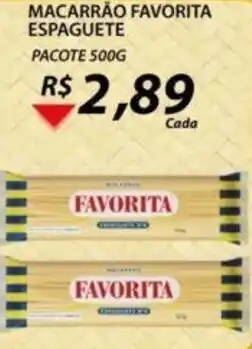 Assaí Atacadista Macarrao Favorita Espaguete 500g oferta