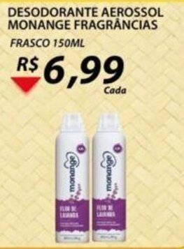 Assaí Atacadista Desodorante Aerossol Monange fragrancias 150ml oferta