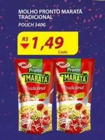 Assaí Atacadista Molho pronto Marata tradicional 340g oferta