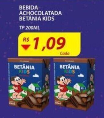 Bebida Achocolatada Betania Kids 200ml