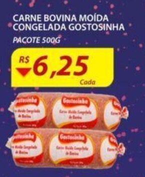 Assaí Atacadista Carne Bovina Moida Congelada Gostosinha 500g oferta