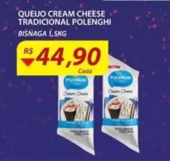 Assaí Atacadista Queijo Cream Cheese Tradicional Polenghi 1.5kg oferta