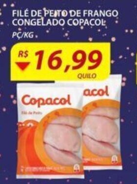 Assaí Atacadista File de Peito de Frango Congelado Copacol 1kg oferta