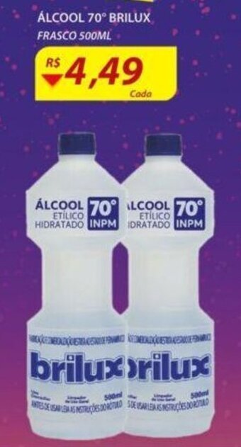Assaí Atacadista Alcool 70 Brilux 500ml oferta