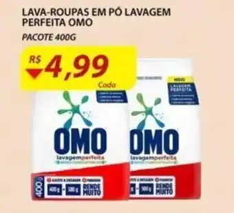 Assaí Atacadista Lava roupas em po Lavagem Perfeita Omo 400g oferta