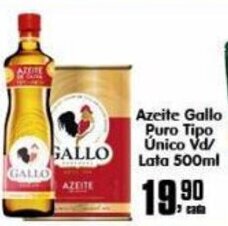 Higa's Supermercado Azeite Gallo Puro Tipo Unico vd/ lata 500ml oferta