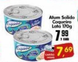 Higa's Supermercado Atum Solido Coqueiro lata 170g oferta