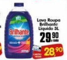 Higa's Supermercado Lava roupa Brilhante Liquido 3L oferta