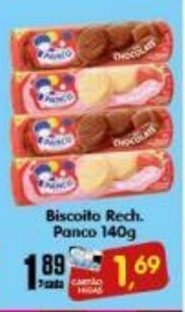 Higa's Supermercado Biscoito Rech. Panco 140g oferta