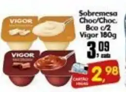 Higa's Supermercado Sobremesa Choc/ Choc. Bco c/2 Vigor 180g oferta