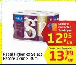Tenda Atacado Papel higiênico select 12un x 30m oferta